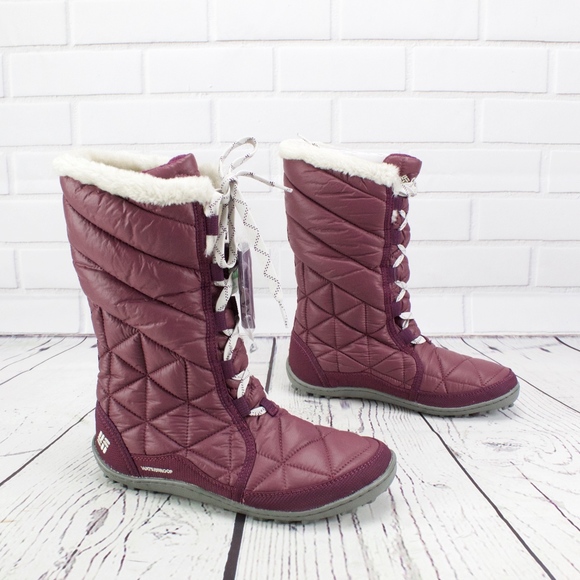 NEW BOX Columbia Powder Summit II Mid Purple Boots - Picture 5 of 8